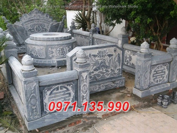 Long An báo giá mộ tròn bằng đá khối - mộ bố mẹ bằng đá ninh bình