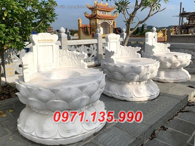 Long An báo giá mộ tròn bằng đá trắng - mộ đá ninh bình