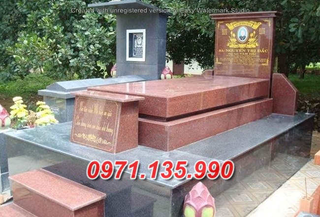 012 + Mộ bố mẹ bằng đá hoa cương cất để tro cốt đẹp Sài Gòn