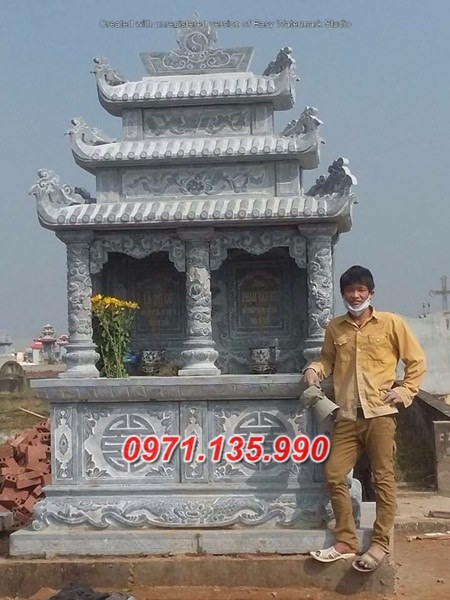 041+ Hậu giang mộ đôi đá liền khối đẹp giữ tro cốt