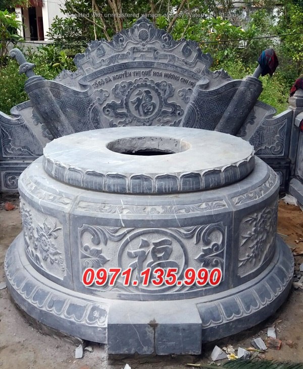 055+ Mộ tròn bằng đá thờ tro cốt đẹp - Kiên Giang