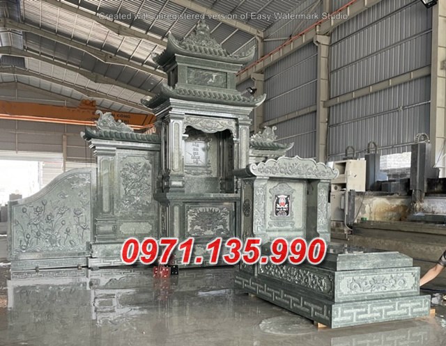 86- Những mẫu miếu thờ lăng mộ gia đình bằng đá đẹp