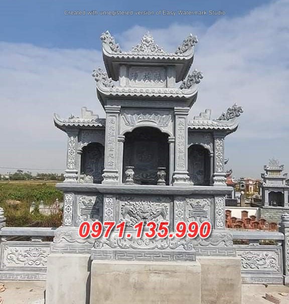 90- Mẫu củng thờ đá đơn giản đẹp