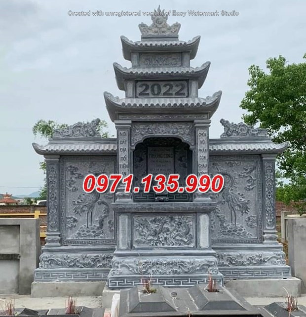 Bến tre +0124 Miếu nghĩa trang lăng mộ đá