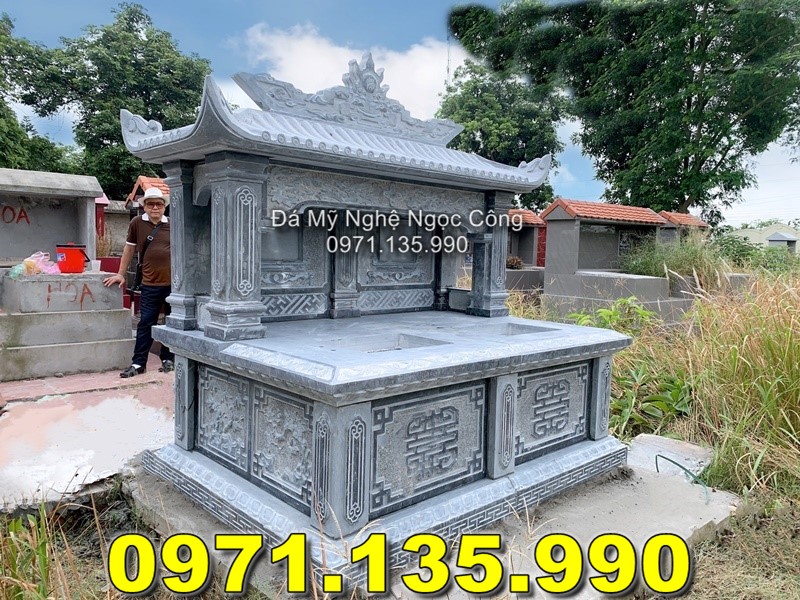 100 Lăng Mộ Đá Hải Phòng | Giá Lăng Mộ Đơn Giản Nguyên Khối