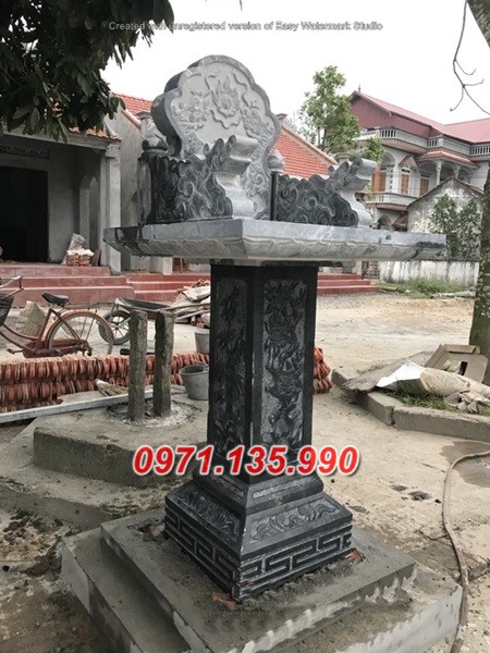 Mẫu cây hương bằng đá đơn giản đẹp #104