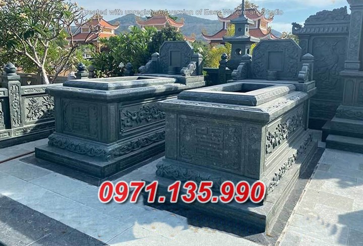 Quảng ninh #002 bán mộ đá xanh đẹp tại thái nguyên