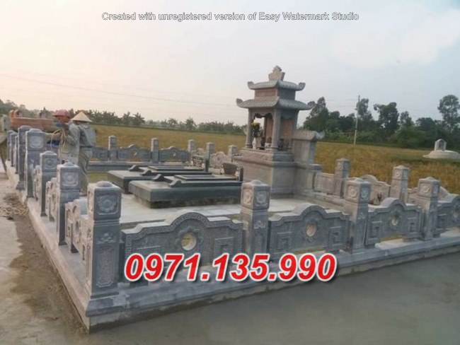 Tây Ninh 25~ mẫu mộ đá đẹp bán lăng mộ gia tộc nhà mồ