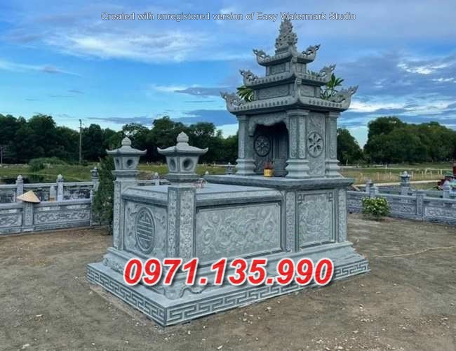 Tây Ninh 25~ mẫu mộ đá hiện đại đẹp bán lăng mộ nhà mồ