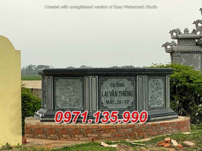 Thái Bình #09 bán mộ lục lăng bằng đá cao cấp đẹp tại nam định