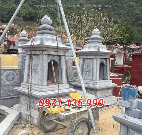 hải phòng #90 bán mẫu mộ tháp bằng đá đẹp tại hải dương