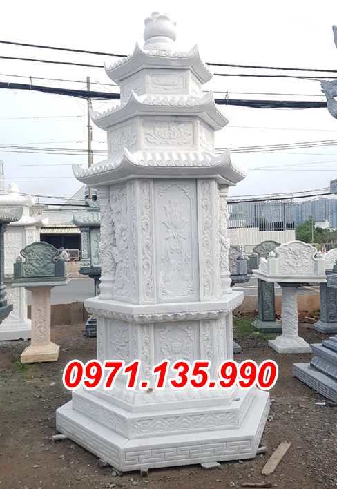 067 Mẫu mộ tháp đá giữ cốt đẹp bán an giang