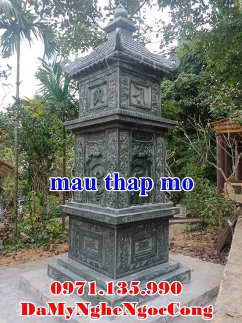 078 Mẫu mộ tháp bằng đá đẹp bán phú yên - tro hài cốt