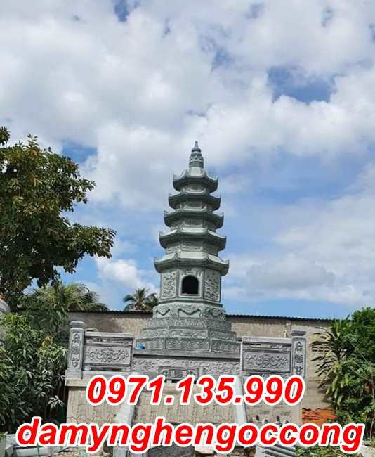 079 Cơ Sở Bán Mẫu mộ tháp đá đẹp bán tại Khánh Hoà - để đựng hũ tro hài cốt