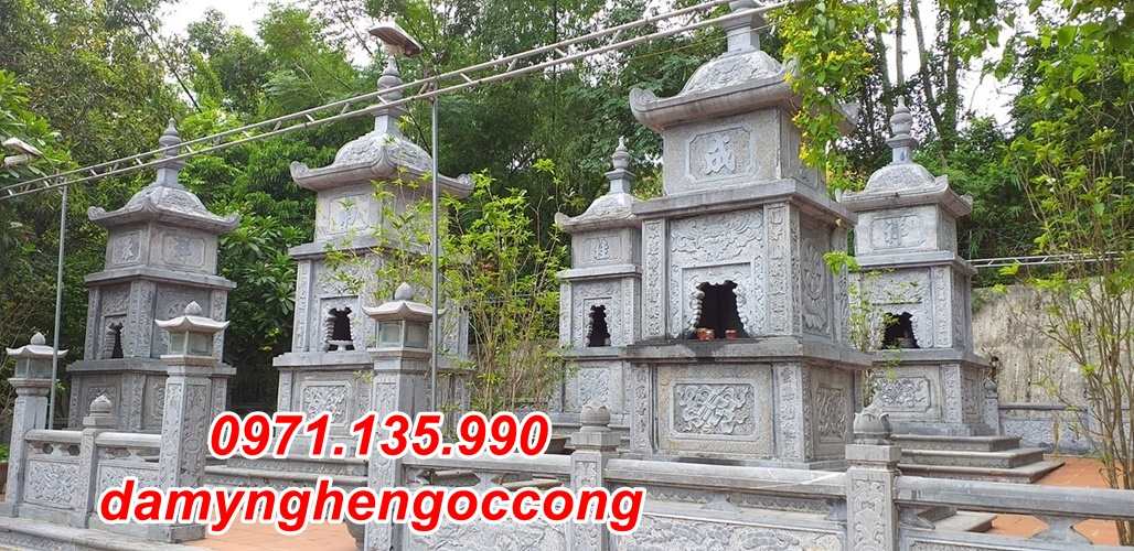 093 Mẫu mộ tháp đá tro hài cốt đẹp bán bình phước