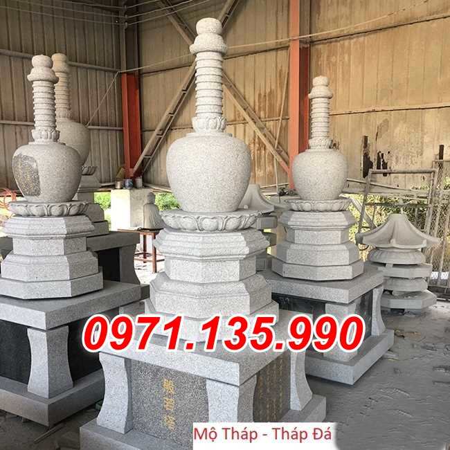 094 Mẫu mộ tháp bằng đá đẹp bán đựng cốt ở bạc liêu