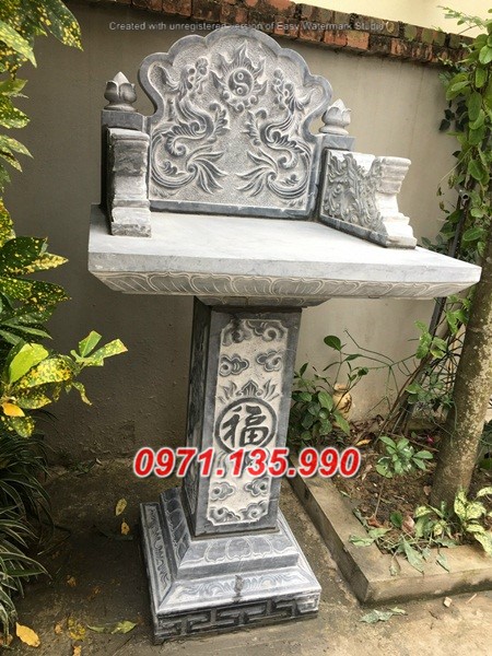 97^ Mẫu cây hương đá thờ thổ công đẹp cao cấp