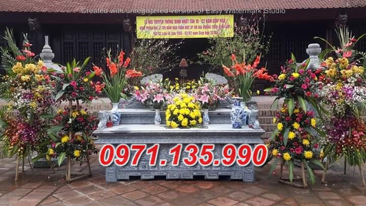 Mẫu bàn lễ đá đẹp bán tại Điện Biên ~ ban đặt lễ