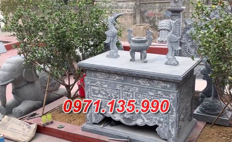 Mẫu bàn lễ đá đẹp bán tại Nam định ~ ban đặt lễ