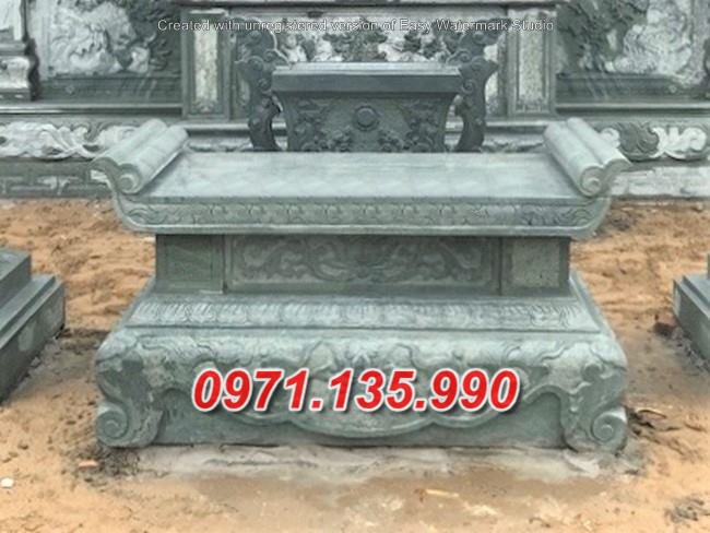 Mẫu bàn lễ đá đẹp bán tại bến tre ~ ban đặt lễ lăng mộ