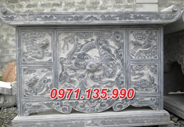 Mẫu bàn lễ đá đẹp bán tại hà nội 99~ ban lễ lăng mộ