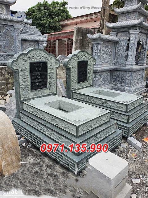 Mẫu mộ đá đẹp bán tại quảng ngãi 40# lăng mộ đơn giản