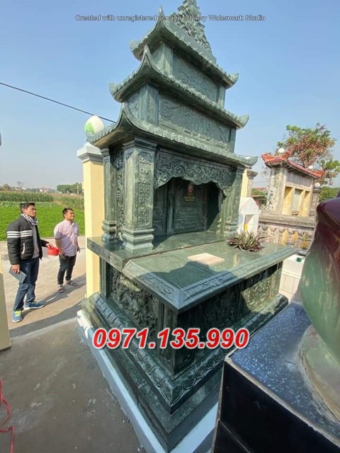 Mẫu mộ đá đẹp tại Đồng Tháp 18- bán lăng mộ song thân