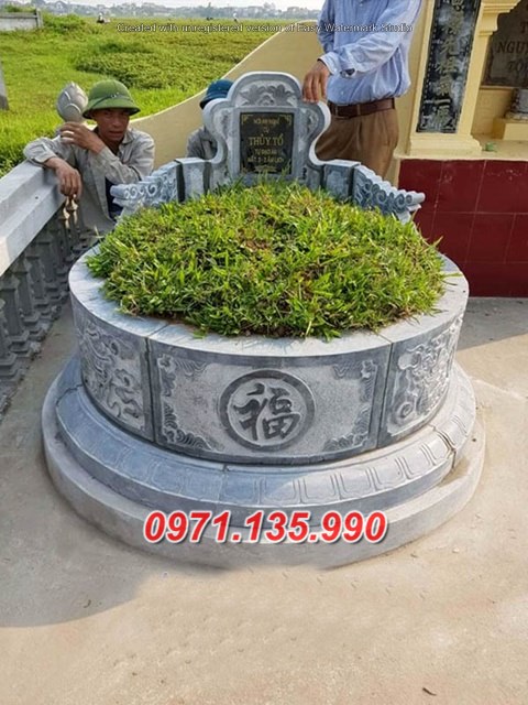 Mẫu mộ đá tròn đẹp bán tại Lai châu ^ mộ tròn cao cấp