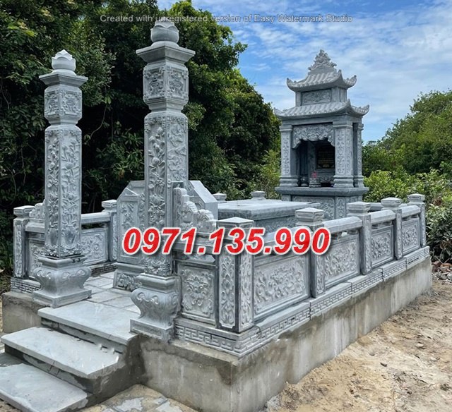 lăng mộ đá đơn giản đẹp tại thanh hóa ^ củng thờ gia đình