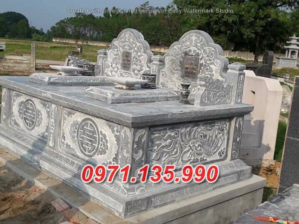 mộ đá đôi 80^ mẫu mộ đá đẹp bán tại sơn la