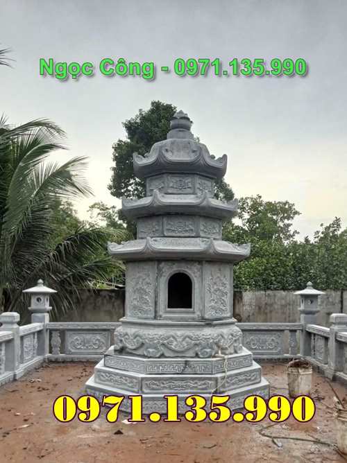 Mộ tháp đá đựng lọ cốt bán long an