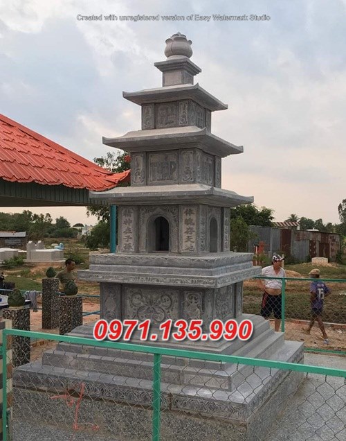 điện biên 20~ mộ tháp bằng đá đẹp bán