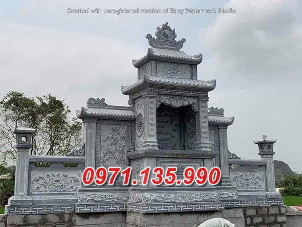 hòa bình 12~ am thờ nghĩa trang bằng đá đẹp