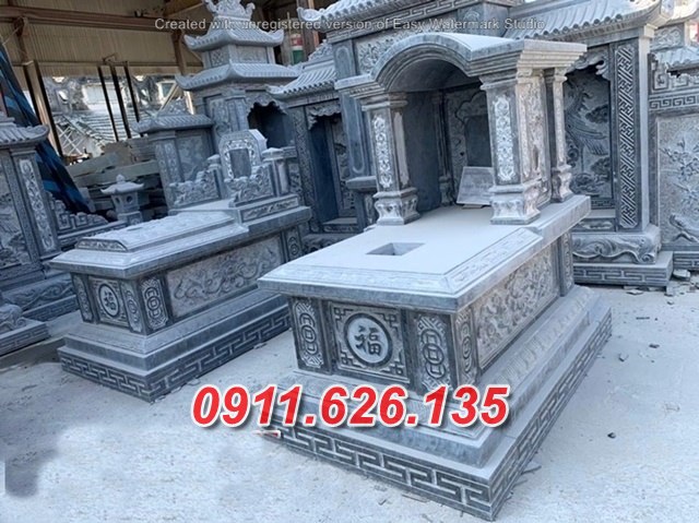 $ mẫu mộ đá tự nhiên một mái đẹp khánh hoà