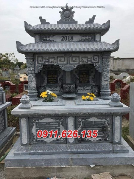 Thanh hoá~ mộ đôi bằng đá tự nhiên đẹp bán
