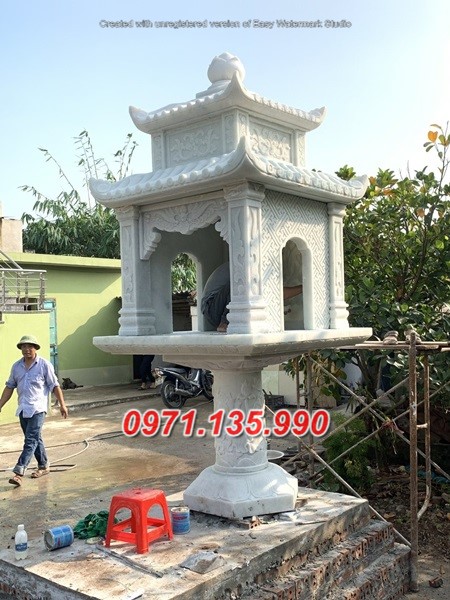 tiền giang 39^ miếu thờ cửu trùng bằng đá đẹp