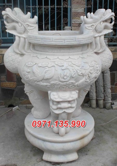 Lư hương lớn bằng đá đẹp