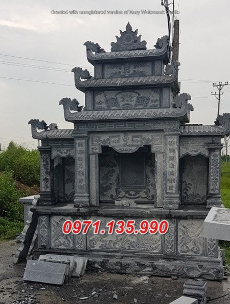 Mẫu lăng mộ đá xanh đẹp bán^ khánh hòa