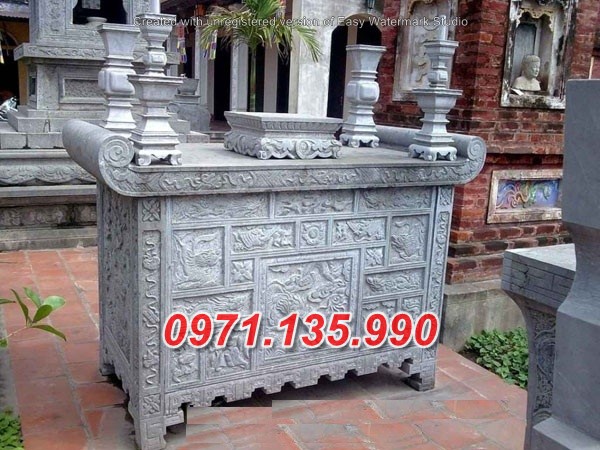 mẫu bàn lễ đá đẹp bán hải dương 10