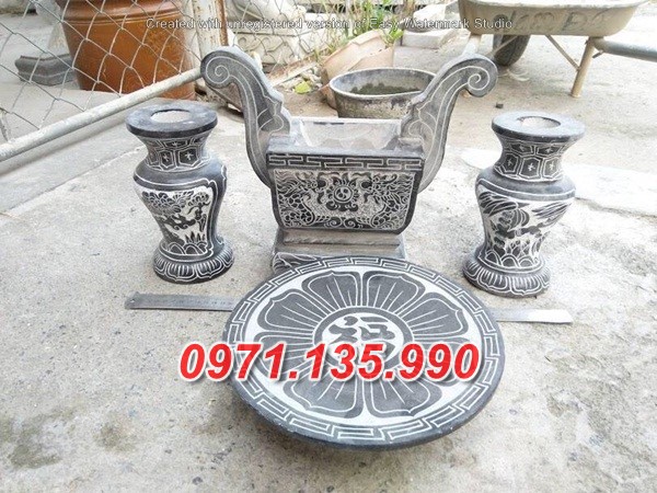 mẫu bộ bát hương đá đẹp bán quảng nam 25