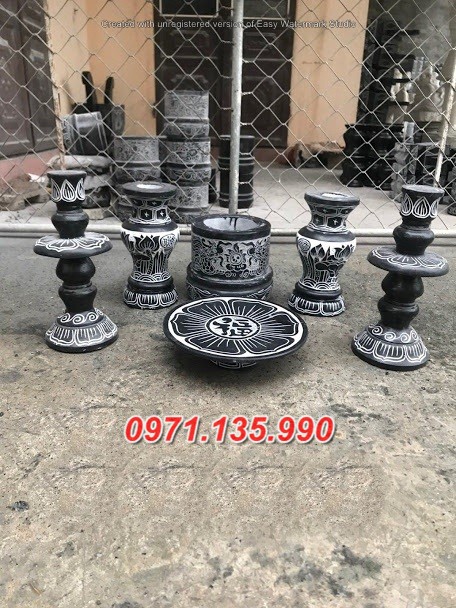 mẫu bộ bát hương đá đẹp bán quảng ngãi 26