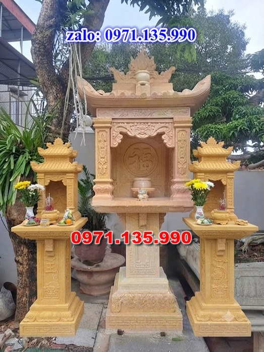 khóm thờ thiên địa, khóm thờ ông thiên, khóm thờ bằng đá, giá bán khóm thờ đá, kích thước khóm thờ đá, khóm thờ thần linh, khóm thờ nghĩa trang,