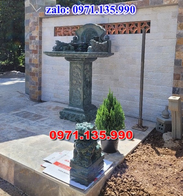 miếu thờ bằng đá, giá bán cây hương đá, kích thước cây hương đá, miếu thờ thần linh, miếu thờ nghĩa trang,