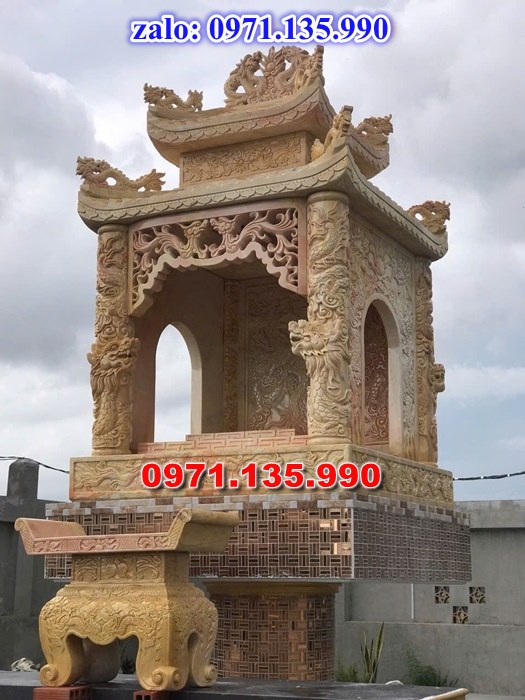 am thờ thần linh, am để tro cốt, am thờ trước nhà, kích thước am thờ, giá bán am thờ,
