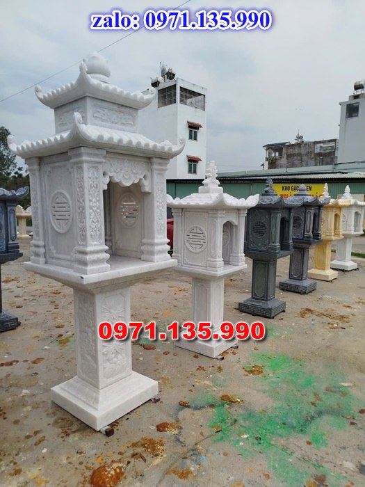 am thờ thần linh, am để tro cốt, am thờ trước nhà, kích thước am thờ, giá bán am thờ,