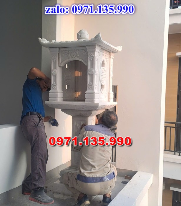 am thờ thần linh, am để tro cốt, am thờ trước nhà, kích thước am thờ, giá bán am thờ,