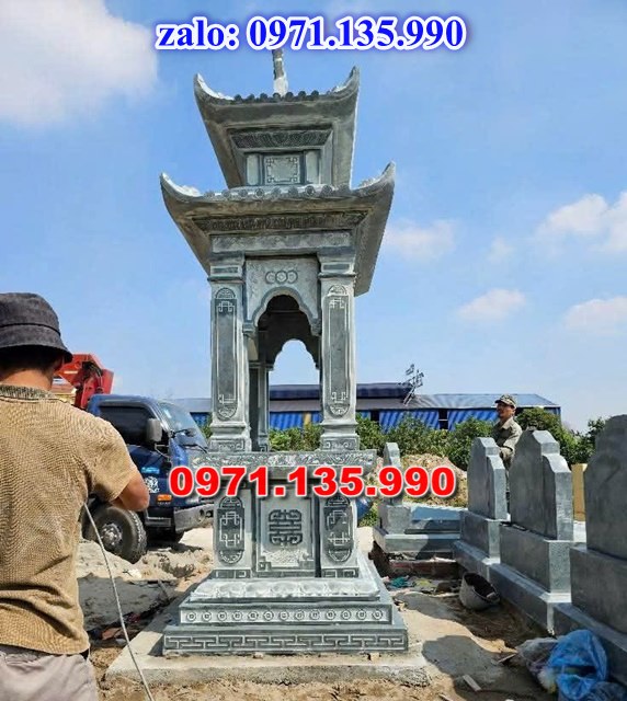 miếu thờ bằng đá, giá bán cây hương đá, kích thước cây hương đá, miếu thờ thần linh, miếu thờ nghĩa trang,
