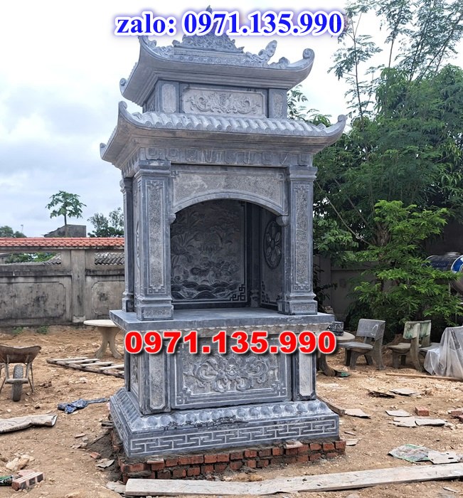 am thờ thần linh, am để tro cốt, am thờ trước nhà, kích thước am thờ, giá bán am thờ,