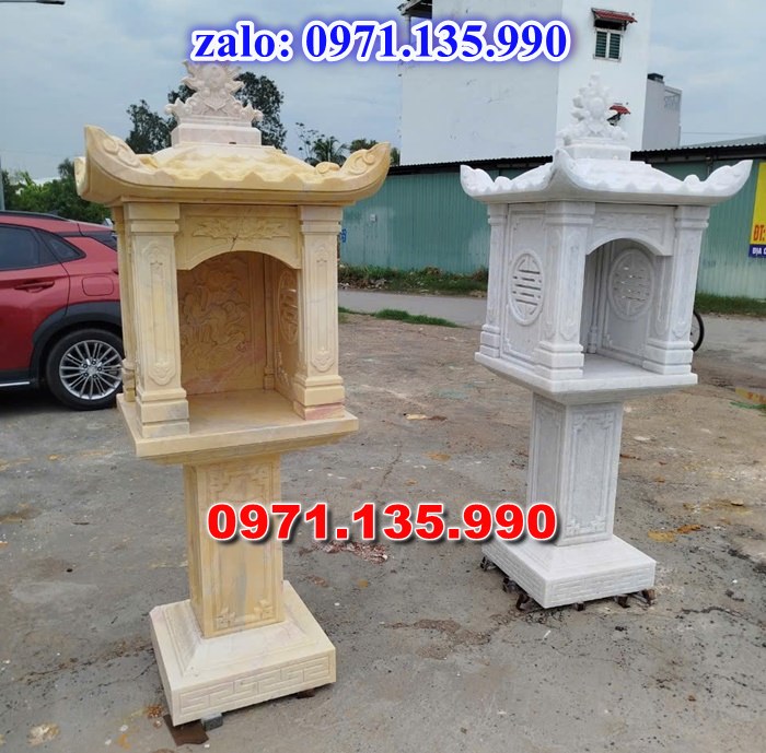 am thờ thần linh, am để tro cốt, am thờ trước nhà, kích thước am thờ, giá bán am thờ,
