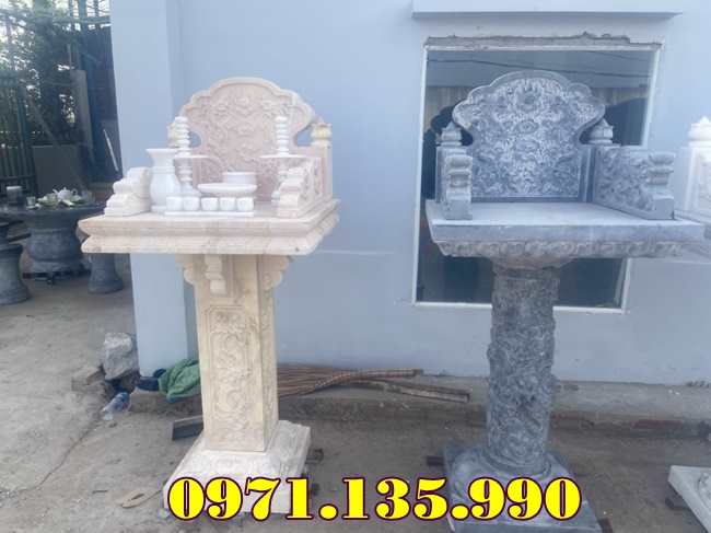 72- mẫu miếu thờ nhà mồ đá xanh đẹp bán an giang
